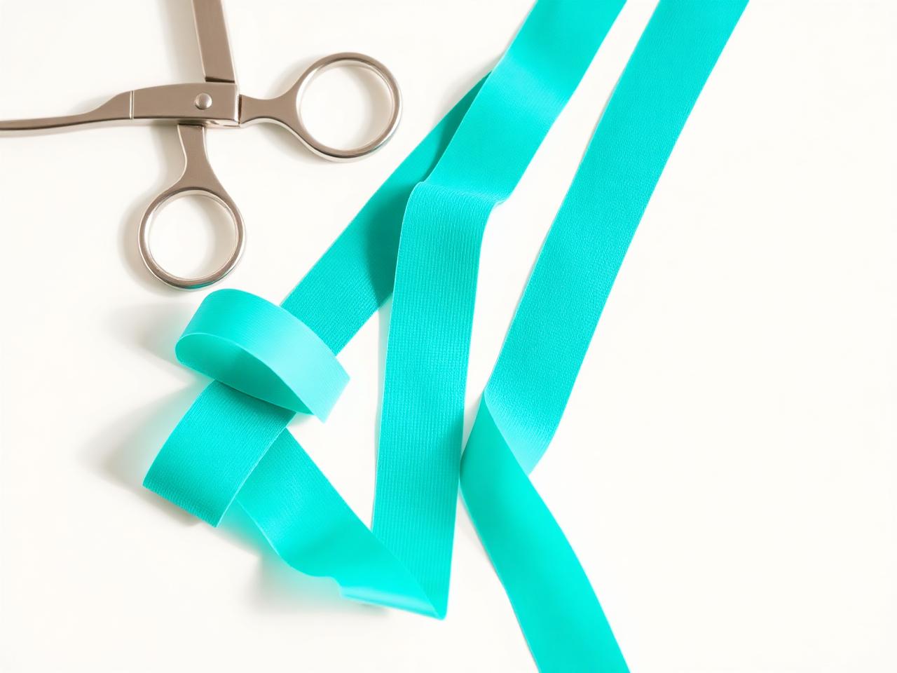 Kinesio therapy tape close up